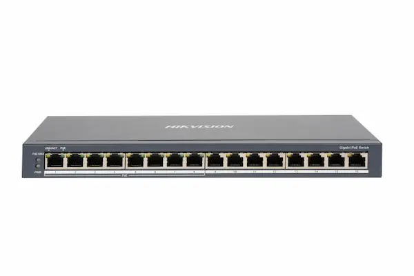16-Port Gigabit Switch with 8 POE+ -DS-3E0516P-O