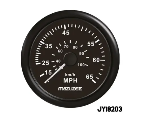 SPEEDOMETER 65MPH - BLACK